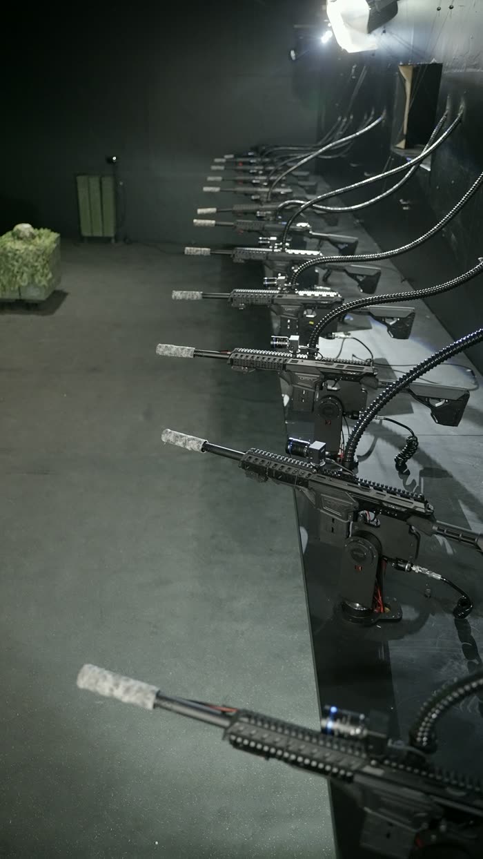 Turret row long lens
